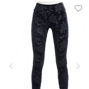 Killstar Hayzel Velvet Leggings L NWT